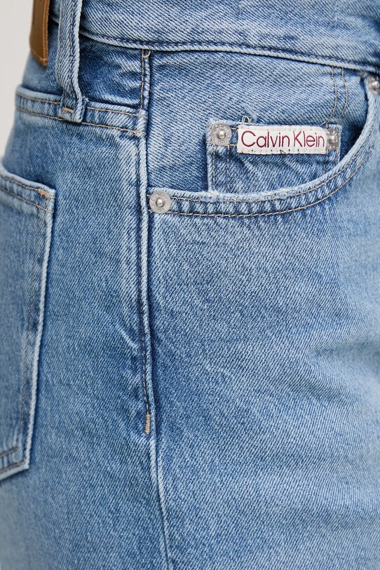 Calvin Klein Jeans pantaloni scurti din bumbac albastru J20J225200