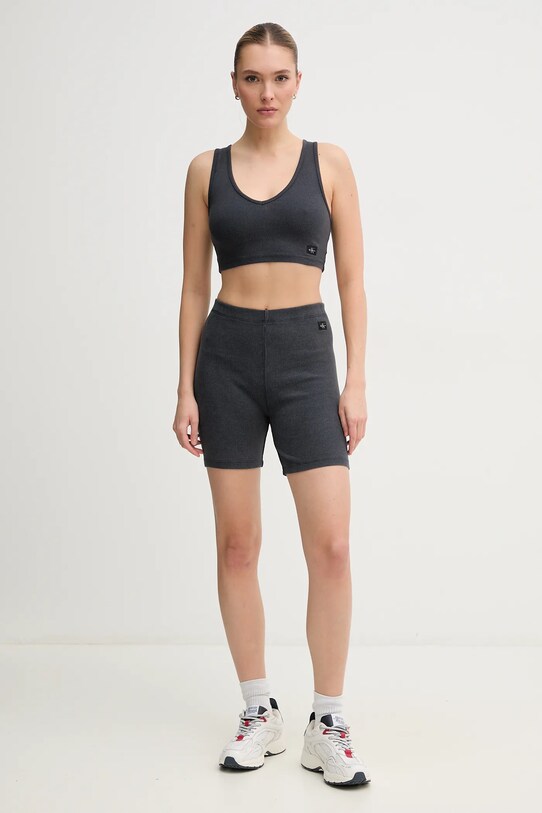 Къс панталон Calvin Klein Jeans J20J225217 сив SS25