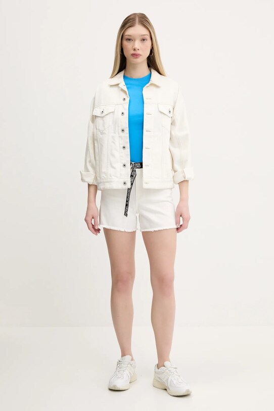Τζιν σορτς Karl Lagerfeld Jeans A2W10039 λευκό SS25