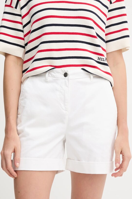 Barbour pantaloni scurți panza alb LST0022WH11