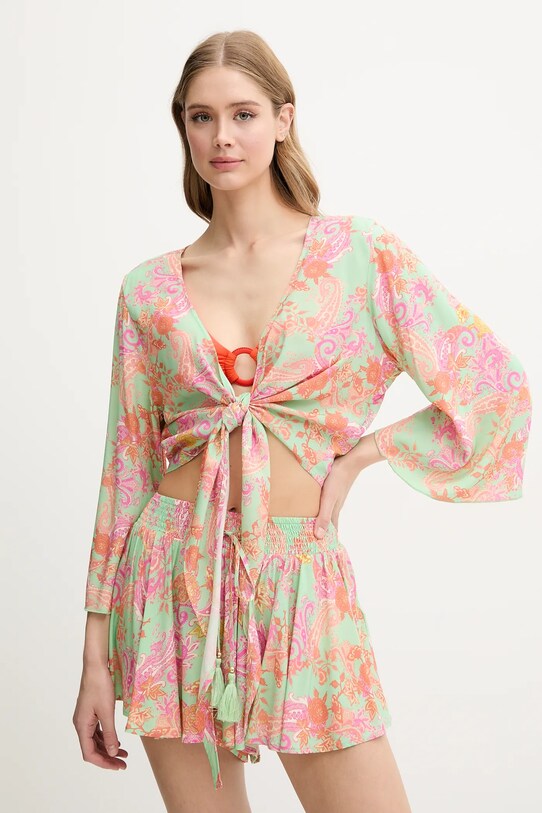 Guess szorty plażowe E5GD03.WH3X2 zielony SS25