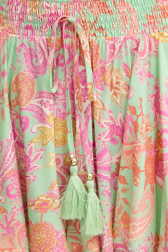 Guess szorty plażowe zielony E5GD03.WH3X2