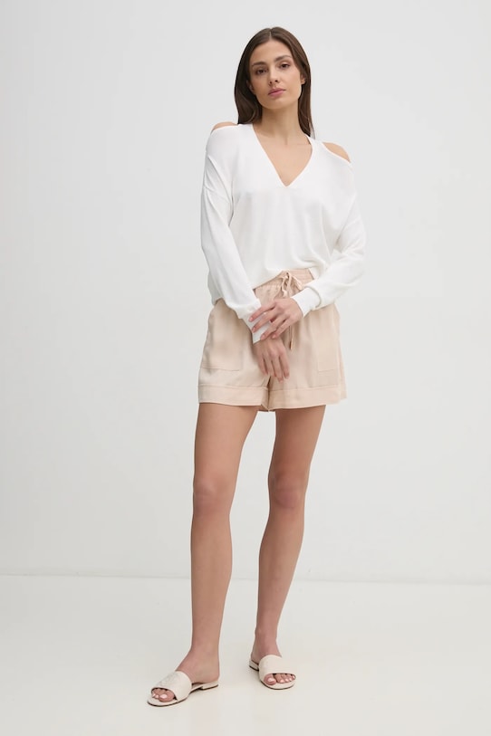 Gaudi pantaloni scurti 511BD25009 bej SS25