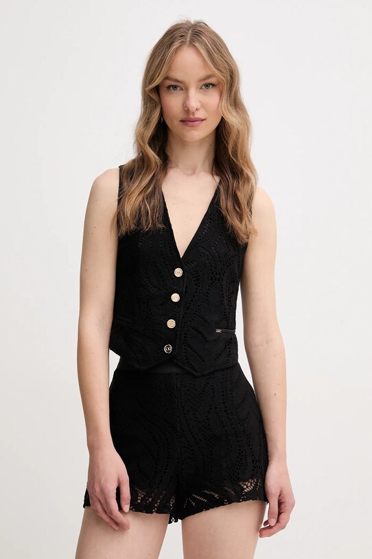 Gaudi pantaloni scurti negru 511FD25002