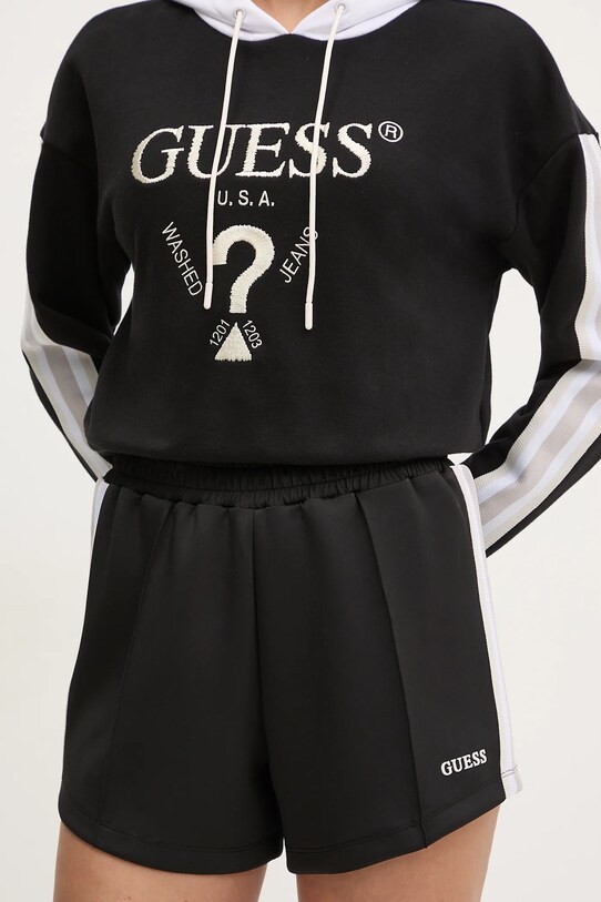 Σορτς Guess YARROW ψηλή μαύρο V5GD14.KCRU2