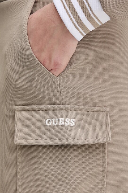 Guess pantaloni scurți AMARYLLIS bej V5GD17.KCYF2
