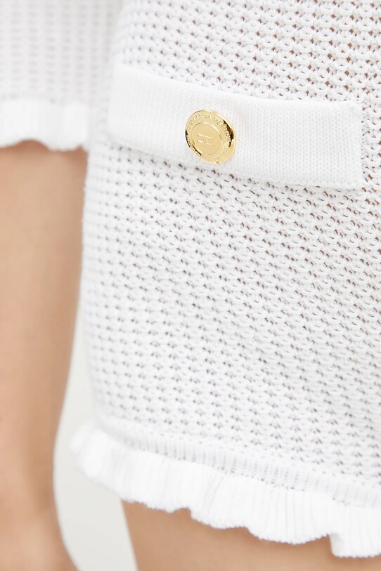 Elisabetta Franchi pantaloni scurti alb KS03Q52E2