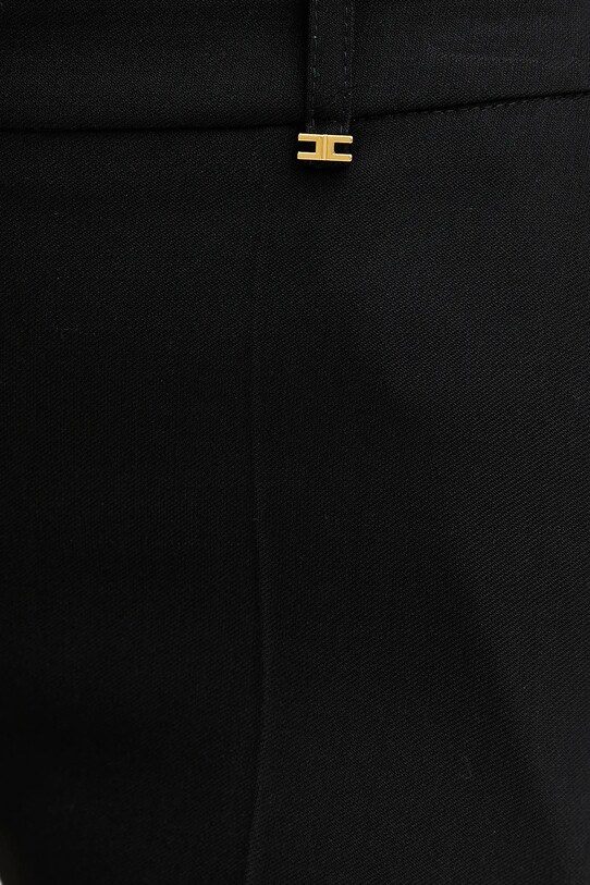 Шорти з домішкою шерсті Elisabetta Franchi SH00352E2 чорний