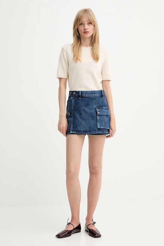 G-Star fustă și pantaloni denim D26173.D788 bleumarin SS25