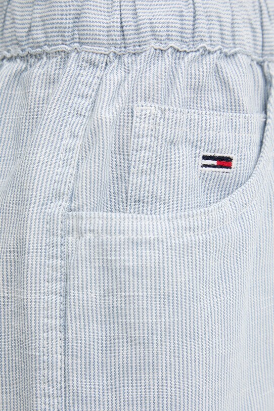 Tommy Jeans szorty z domieszką lnu DW0DW20360 niebieski