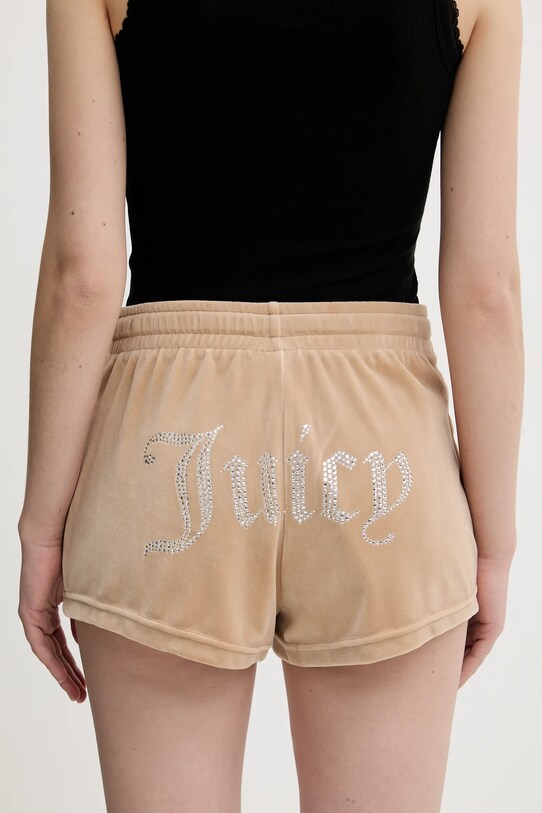 Ρούχα Βελούδινο σορτς Juicy Couture TAMIA JCWH121001 μπεζ