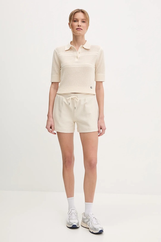 Бавовняні шорти Puma 629782 бежевий SS25