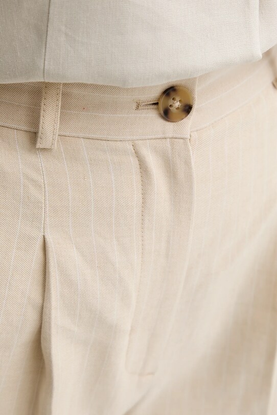 PS Paul Smith pantaloni scurți din amestec de in bej W2R.317T.P31282