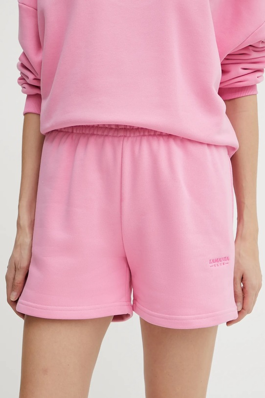 La Mania szorty dzianina różowy LM.DAISY