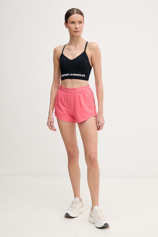 Under Armour szorty sportowe damskie Tech Play 1389882 różowy SS26