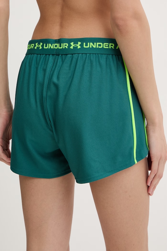 Odzież Under Armour szorty sportowe damskie Tech Play 1389882 zielony