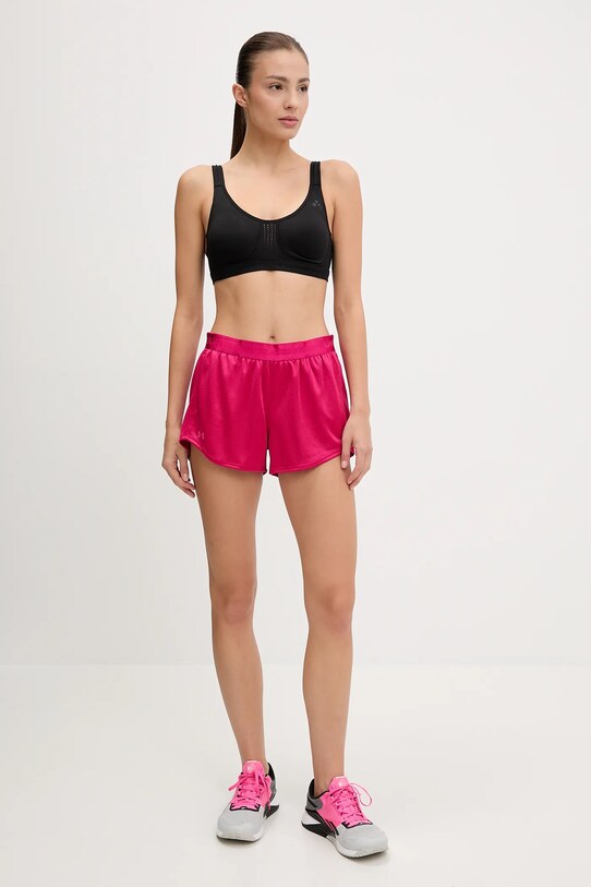 Under Armour pantaloni scurți de antrenament Tech Play 1389883 roz SS25