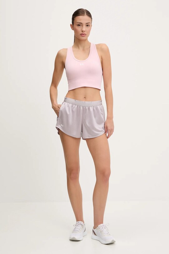 Under Armour pantaloni scurți de antrenament Tech Play 1389883 violet SS25