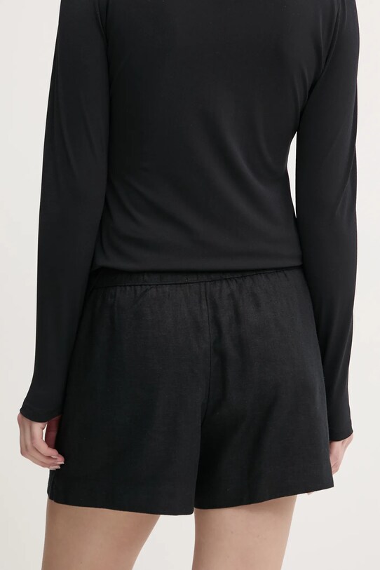 Ρούχα Σορτς από λινό Abercrombie & Fitch KI149.5186.900 μαύρο