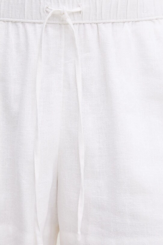 Abercrombie & Fitch pantaloncini in lino bianco KI149.5187.100
