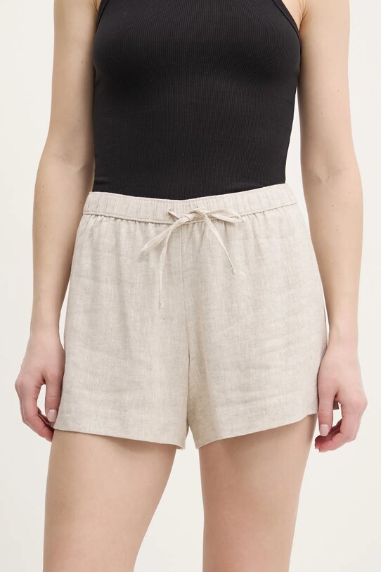 Abercrombie & Fitch pantaloni scurti din in in bej KI149.5190.410