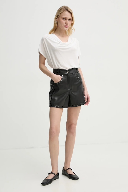 Bruuns Bazaar pantaloni scurti BBW4393 negru SS25