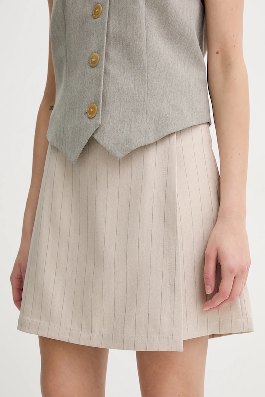 Bruuns Bazaar szoknyanadrág elasztánnal bézs BBW4412