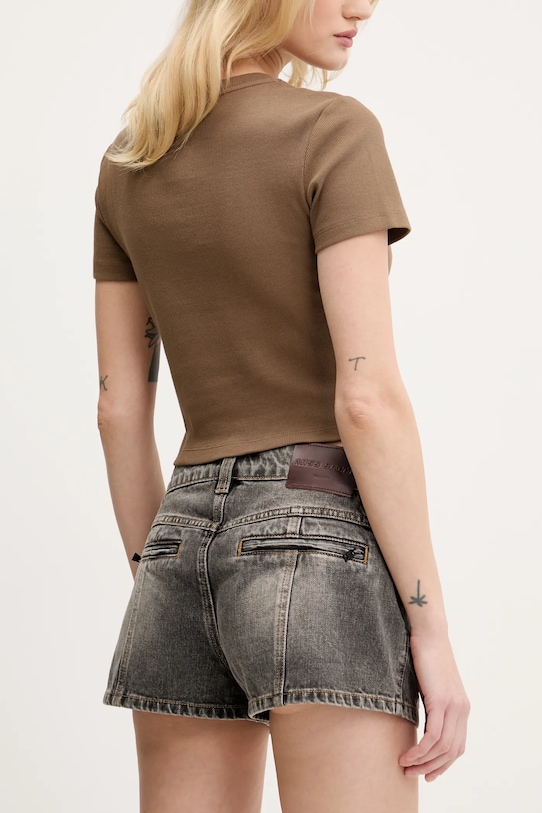 Îmbrăcăminte Miss Sixty pantaloni scurti din bumbac 6S1JJ50000 negru