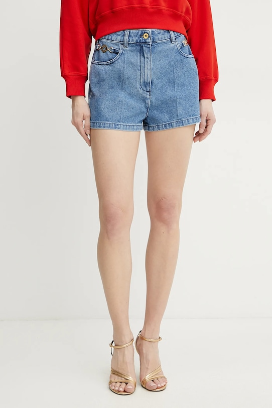 Хлопковые джинсовые шорты Patou хлопок голубой TR0350216