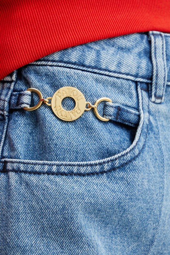 Îmbrăcăminte Patou pantaloni scurti din bumbac TR0350216 albastru