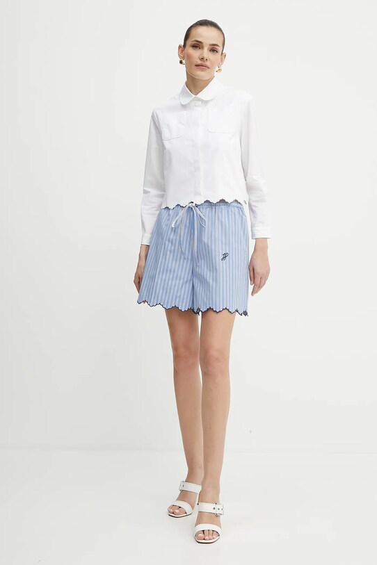 Bavlněné šortky Patou TR0460190 modrá SS25