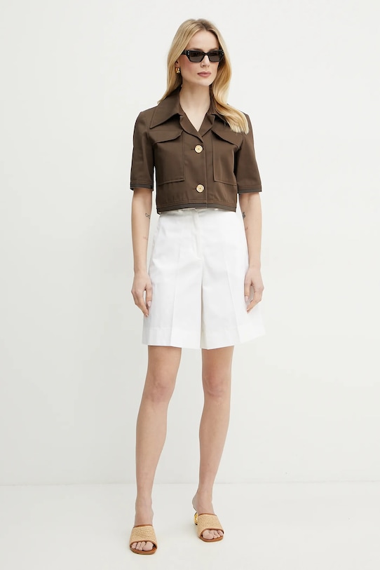 Patou pantaloni scurti din bumbac TR0480074 alb SS25