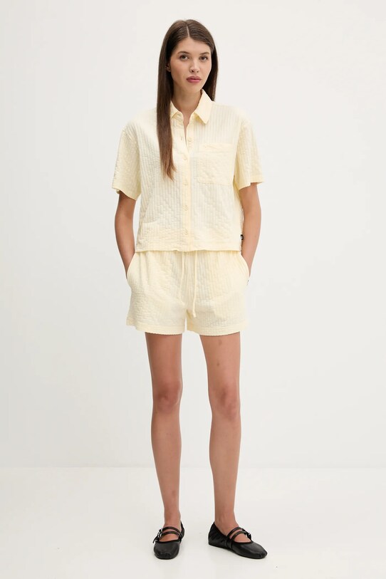 Vans pantaloni scurți VN000MBAE301 galben SS25
