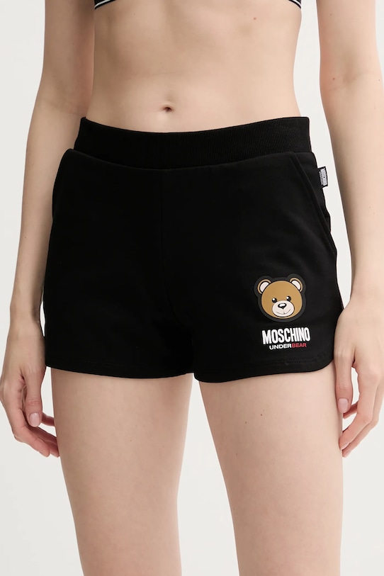 Moschino Underwear szorty z elastanem czarny 6801.4409