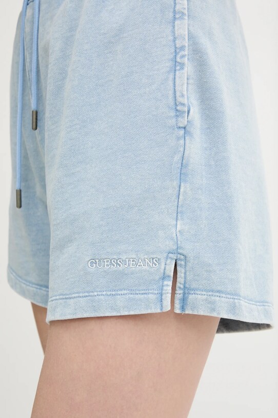 Bavlněné šortky Guess Jeans W5GD0N.KCTJ1 modrá