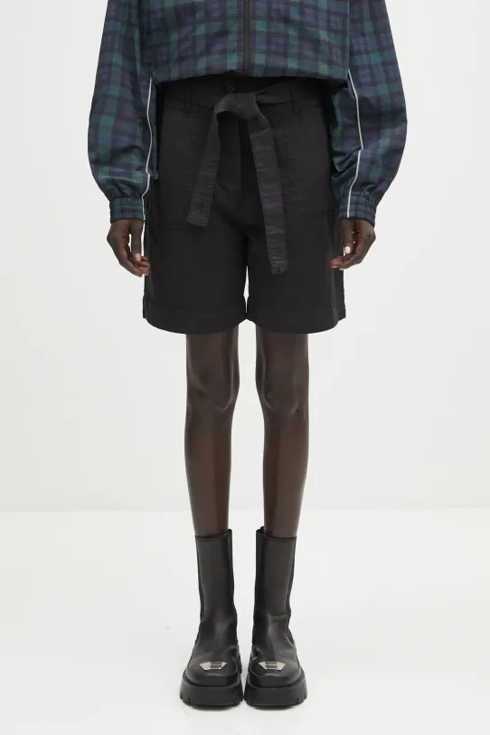 Napapijri linen shorts N-Nice others black NP0A4IEX9411