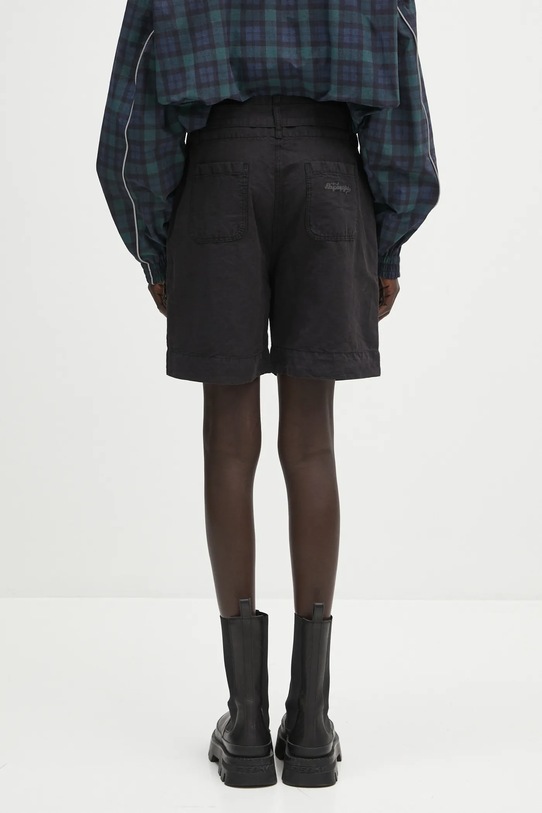 Clothing Napapijri linen shorts N-Nice NP0A4IEX9411 black