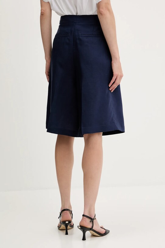 Ρούχα Λινό σορτς United Colors of Benetton 45BVD9026 σκούρο μπλε