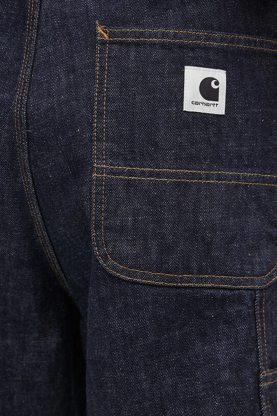 Carhartt WIP szorty jeansowe Brandon Single Knee Short granatowy I034875.102