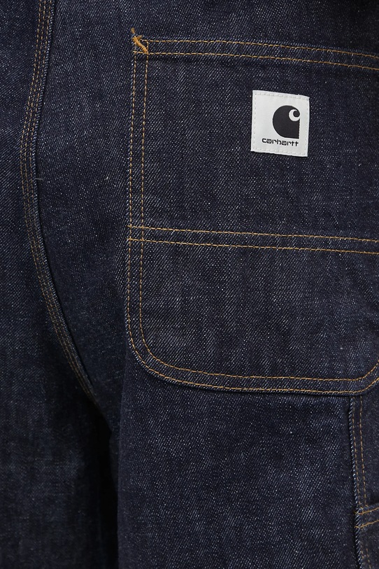 Τζιν σορτς Carhartt WIP Brandon Single Knee Short σκούρο μπλε I034875.102