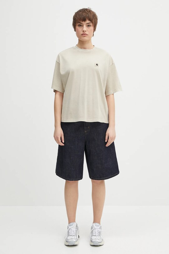 Carhartt WIP szorty jeansowe Brandon Single Knee Short I034875.102 granatowy