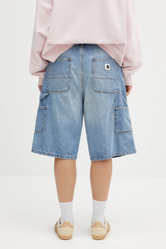 Abbigliamento Carhartt WIP pantaloncini di jeans Brandon Single Knee Short I034875.01UR blu