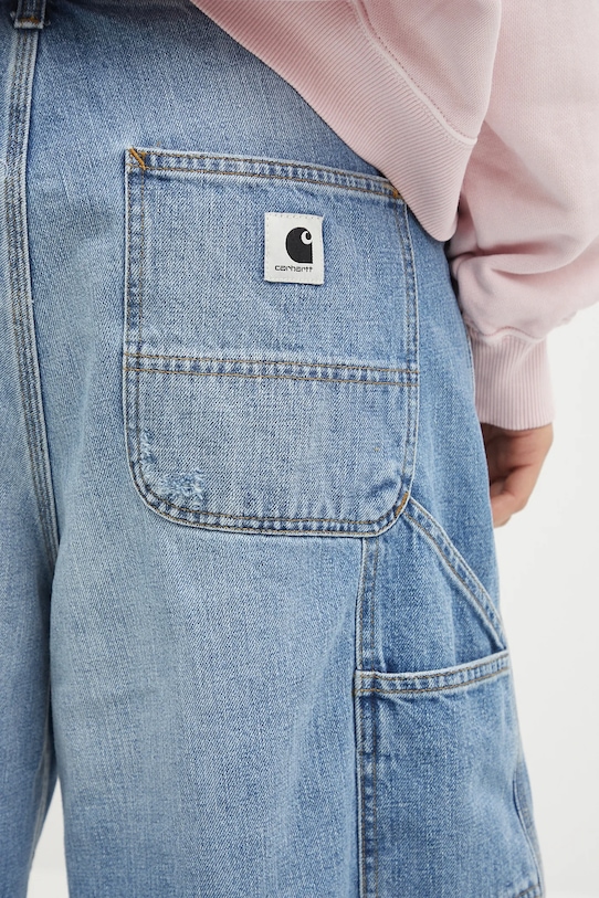 Carhartt WIP pantaloncini di jeans Brandon Single Knee Short blu I034875.01UR