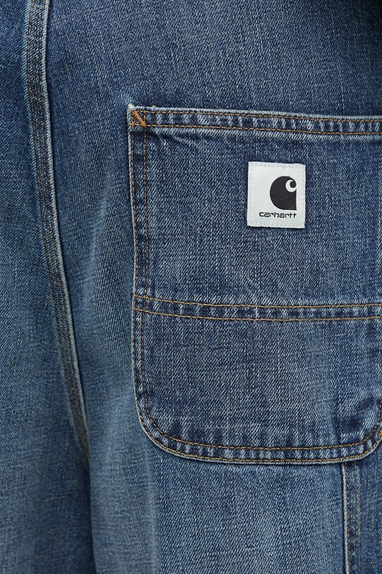 Carhartt WIP pantaloncini di jeans Brandon Single Knee Short blu I034875.014L