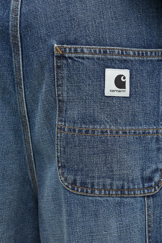 Дънков къс панталон Carhartt WIP Brandon Single Knee Short син I034875.014L