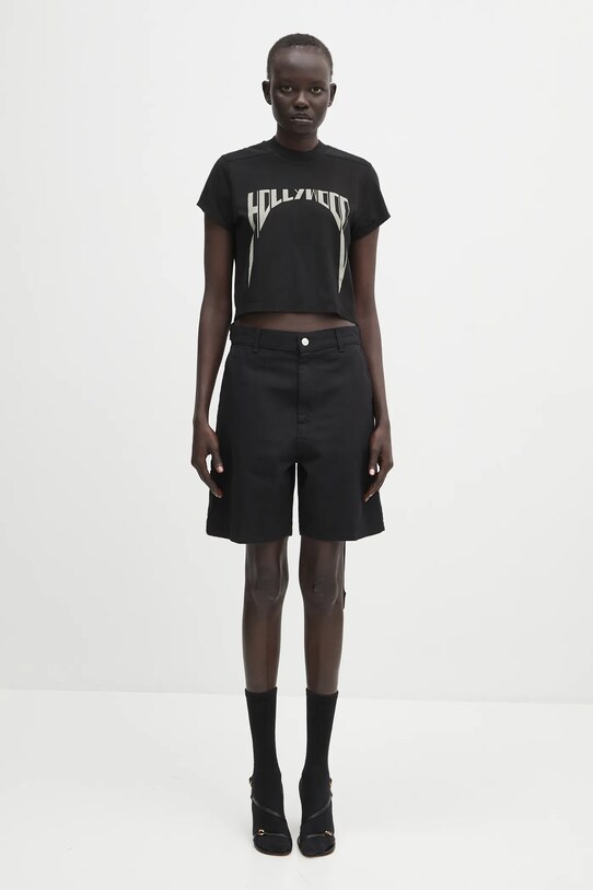 Džínové šortky Carhartt WIP Drewe Short I034834.8902 černá