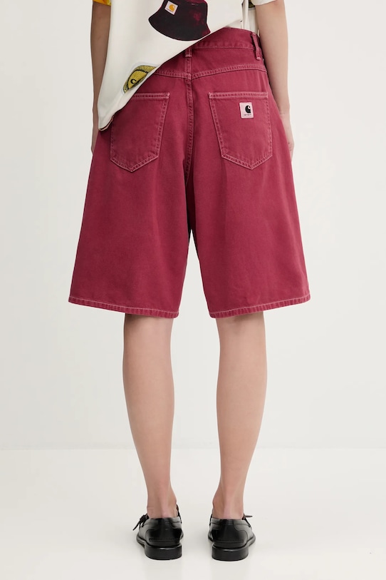Îmbrăcăminte Carhartt WIP pantaloni scurți jeans Brandon Short I034839.8844J rosu