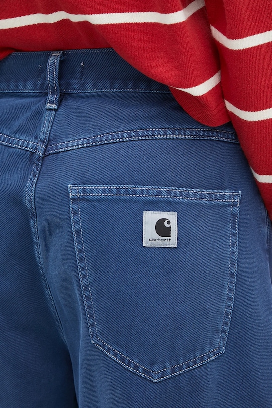 Дрехи Дънков къс панталон Carhartt WIP Brandon Short I034839.E74J тъмносин