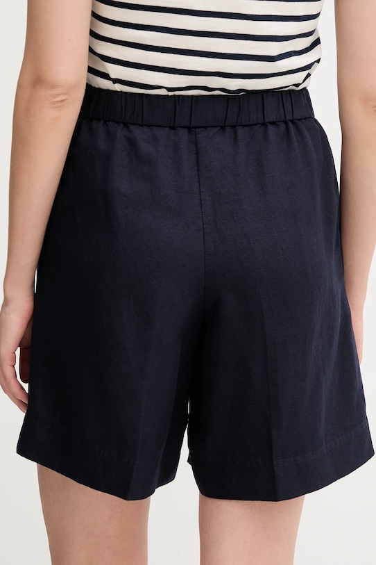 Odzież Gant szorty lniane 4020116 granatowy