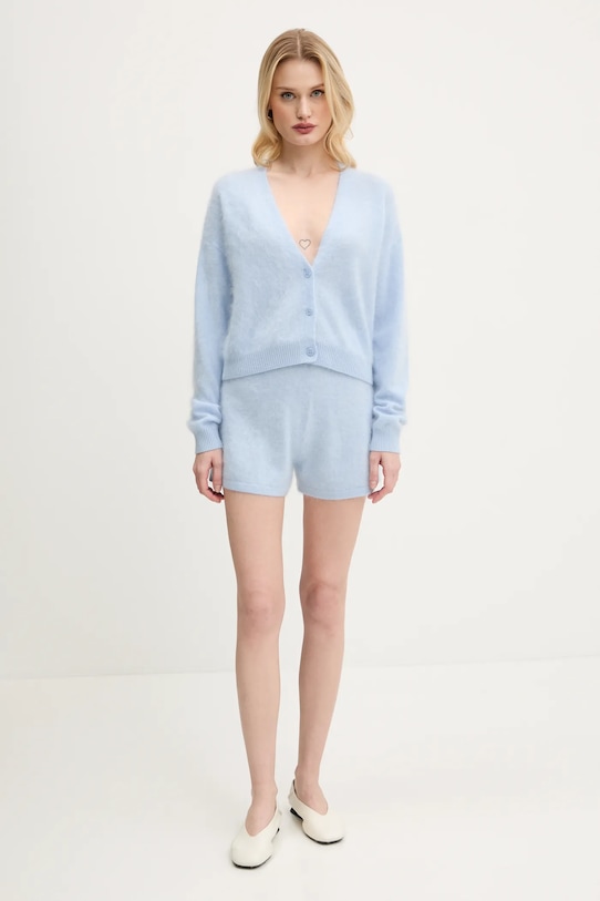 Kašmírové kraťasy FROM FUTURE WSH02581 modrá SS25